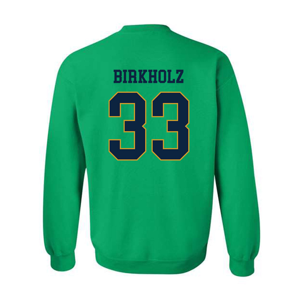 Notre Dame - NCAA Baseball : Radek Birkholz - Classic Fashion Shersey Crewneck Sweatshirt