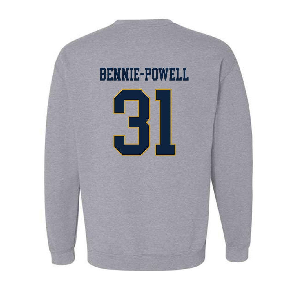 Notre Dame - NCAA Football : Taebron Bennie-Powell - Classic Fashion Shersey Crewneck Sweatshirt-1