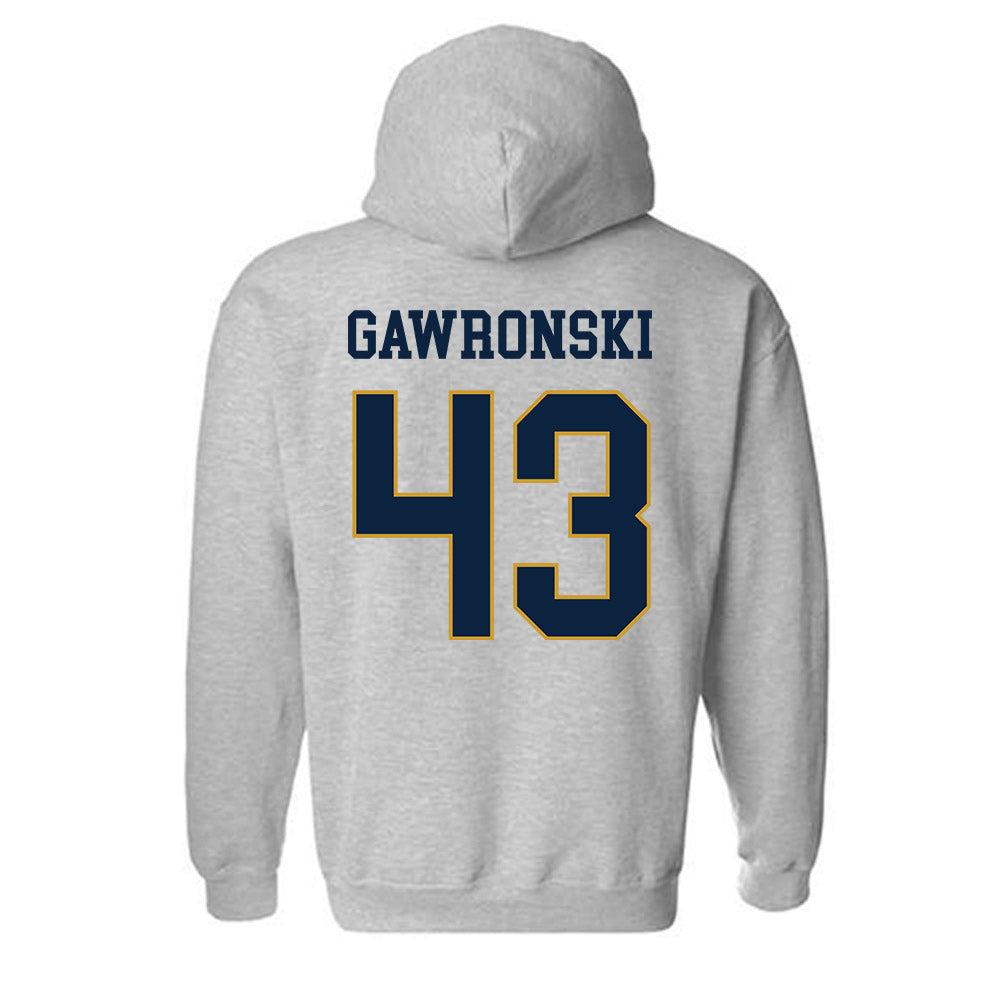 Notre Dame - NCAA Women's Lacrosse : Avery Gawronski - Classic Fashion Shersey Hooded Sweatshirt-1