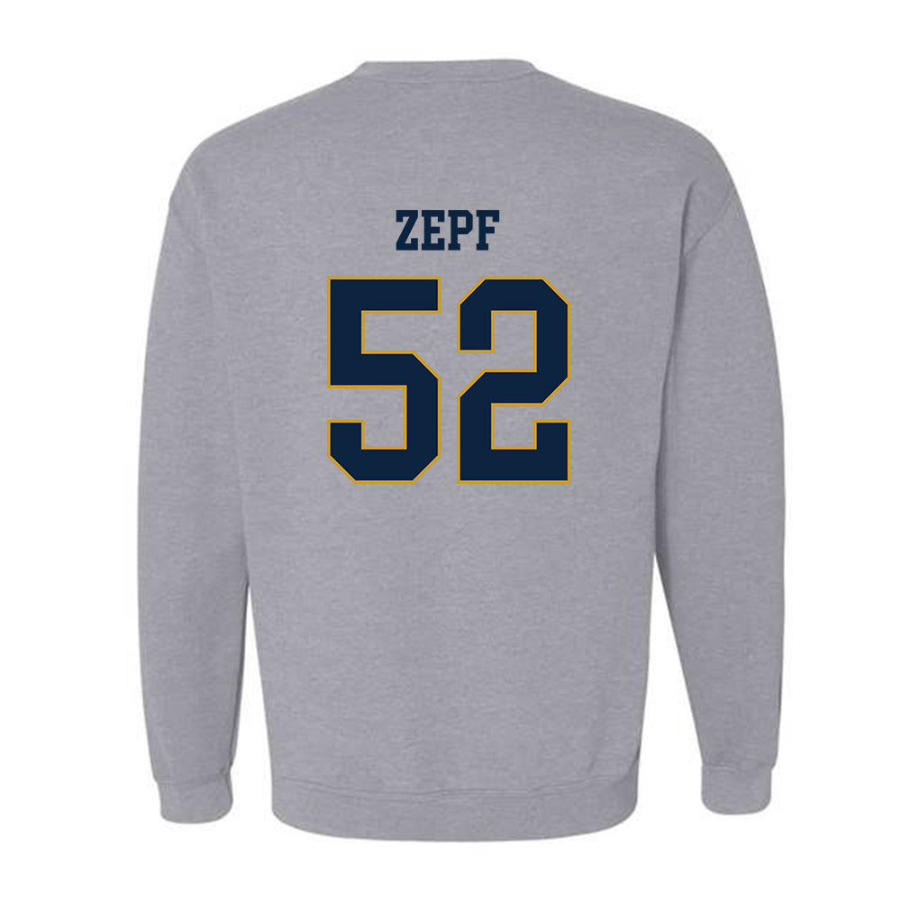 Notre Dame - NCAA Men's Lacrosse : Alex Zepf - Classic Fashion Shersey Crewneck Sweatshirt-1