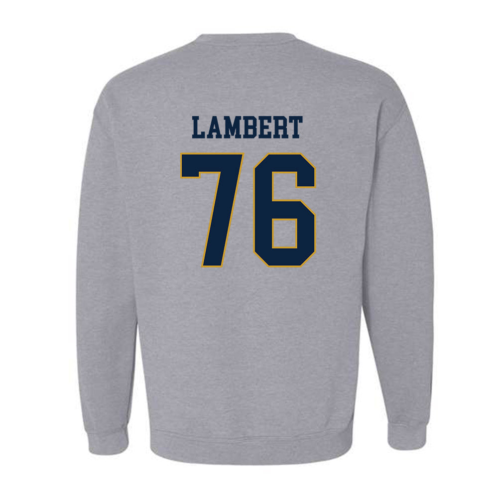 Notre Dame - NCAA Football : Guerby Lambert - Classic Fashion Shersey Crewneck Sweatshirt-1