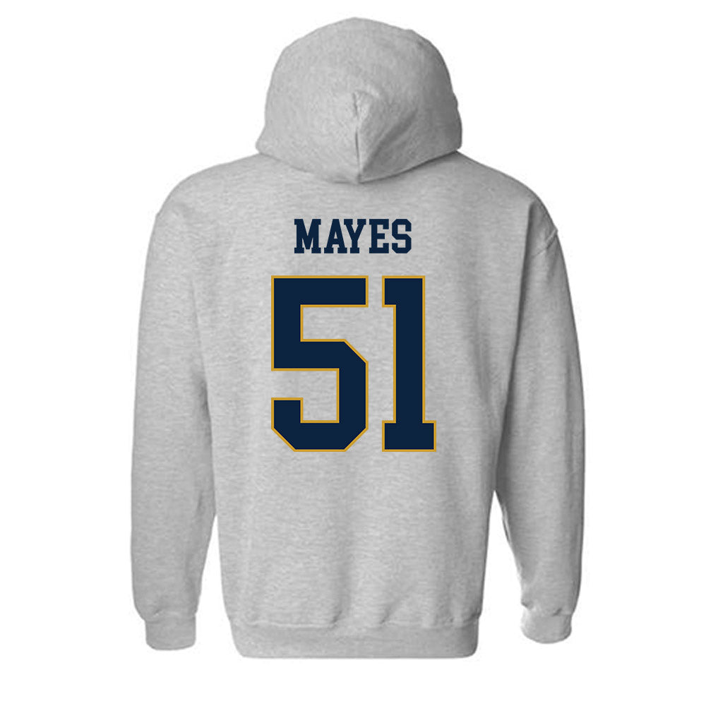 Notre Dame - NCAA Baseball : Justin Mayes - Classic Fashion Shersey Hooded Sweatshirt-1