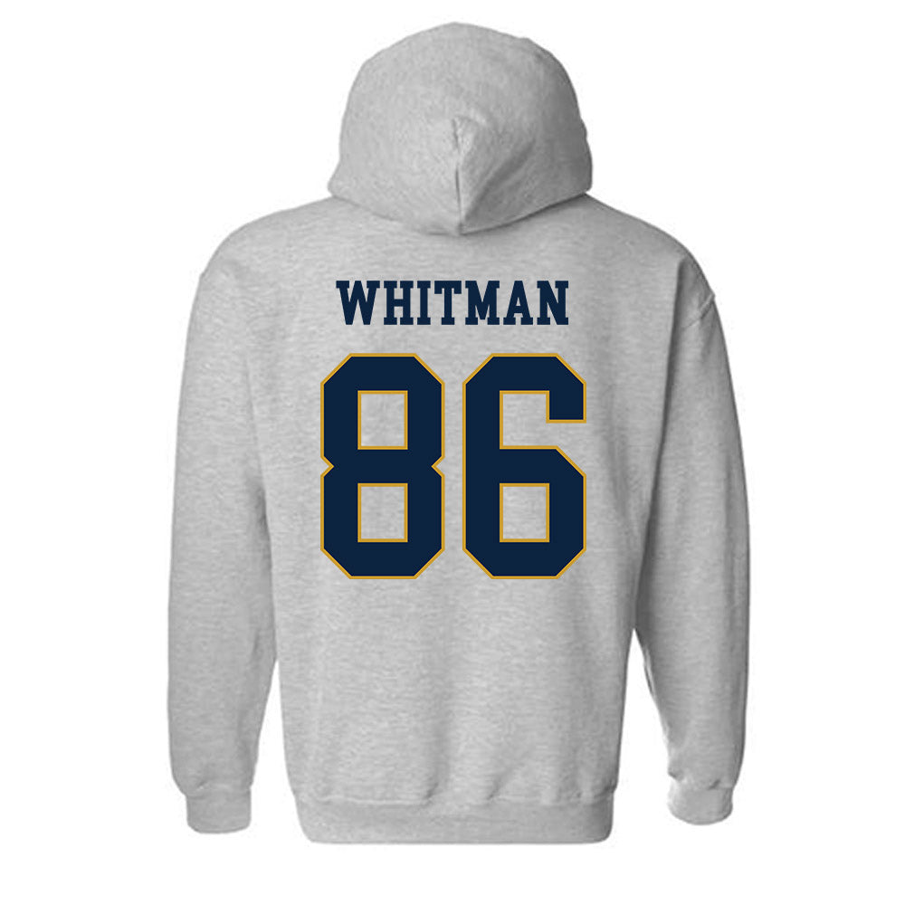 Notre Dame - NCAA Football : Alex Whitman - Classic Fashion Shersey Hooded Sweatshirt-1