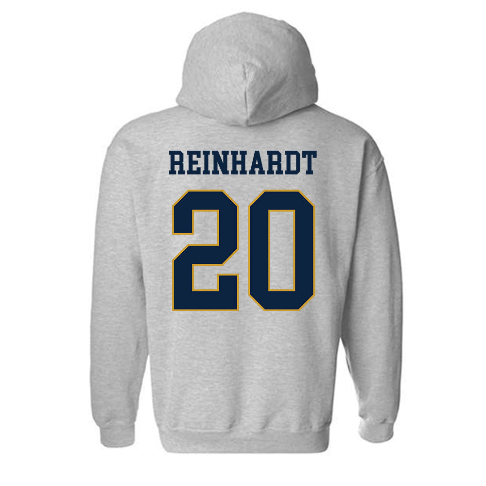Notre Dame - NCAA Men's Lacrosse : Chris Reinhardt - Classic Fashion Shersey Hooded Sweatshirt-1