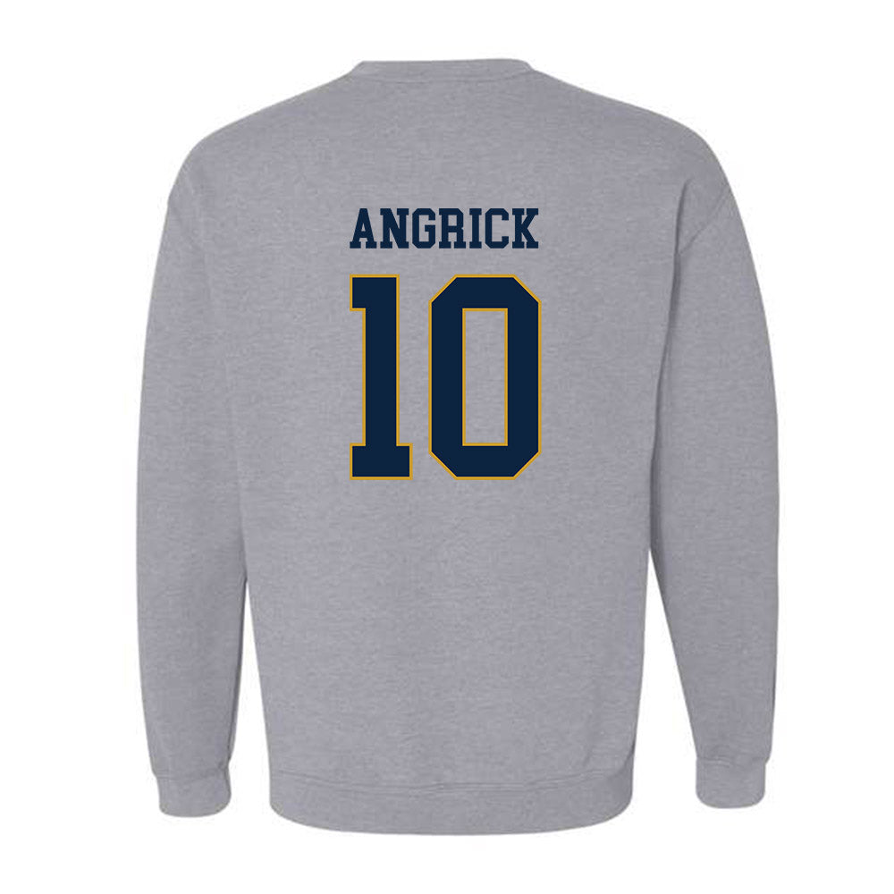 Notre Dame - NCAA Men's Lacrosse : Will Angrick - Classic Fashion Shersey Crewneck Sweatshirt-1
