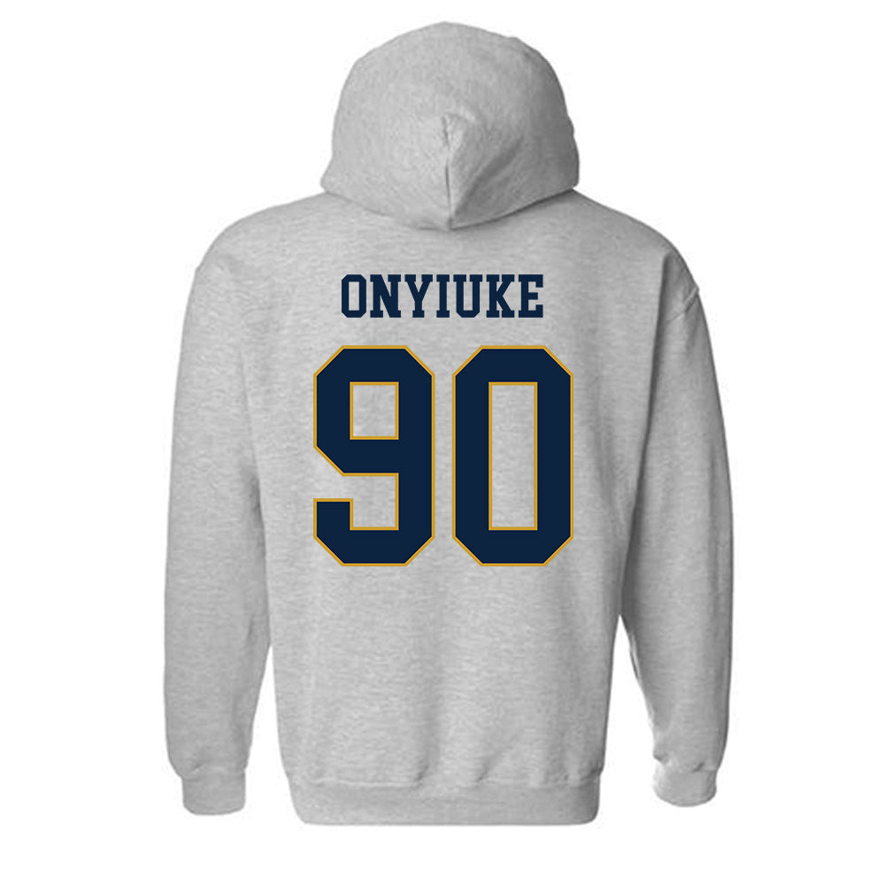 Notre Dame - NCAA Football : Kobi Onyiuke - Classic Fashion Shersey Hooded Sweatshirt-1