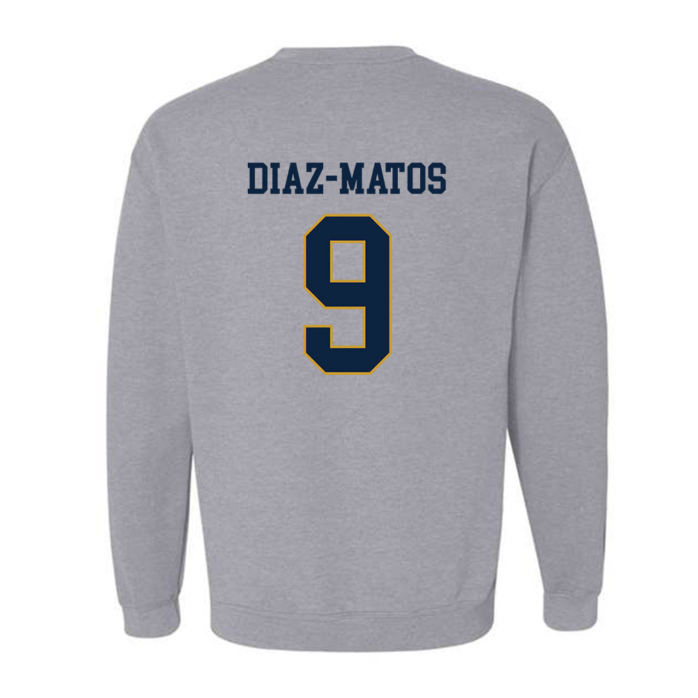 Notre Dame - NCAA Men's Lacrosse : Aidan Diaz-Matos - Classic Fashion Shersey Crewneck Sweatshirt-1