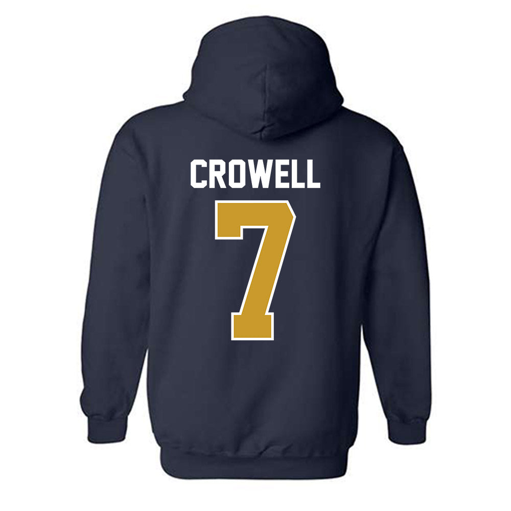 Notre Dame - NCAA Baseball : Caden Crowell - Sports Shersey Hooded Sweatshirt-1