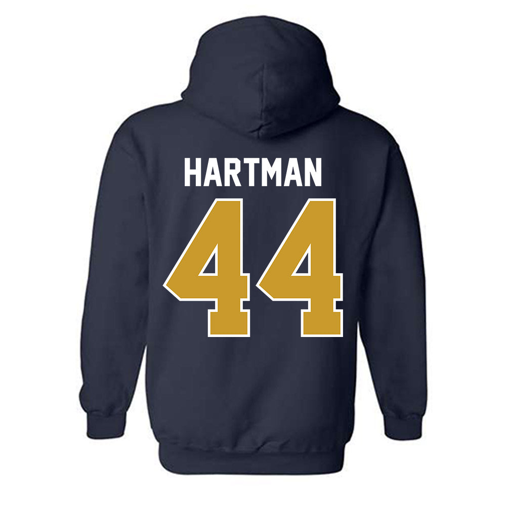 Notre Dame - NCAA Baseball : Trent Hartman - Sports Shersey Hooded Sweatshirt-1