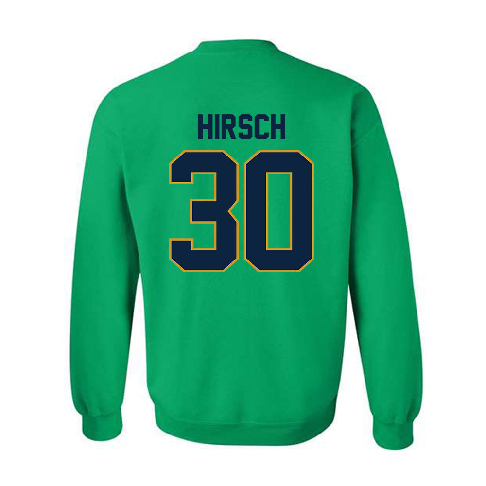 Notre Dame - NCAA Baseball : Xavier Hirsch - Sports Shersey Crewneck Sweatshirt-1