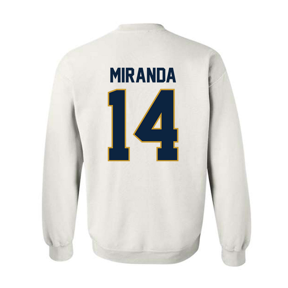 Notre Dame - NCAA Baseball : Shane Miranda - Sports Shersey Crewneck Sweatshirt-1