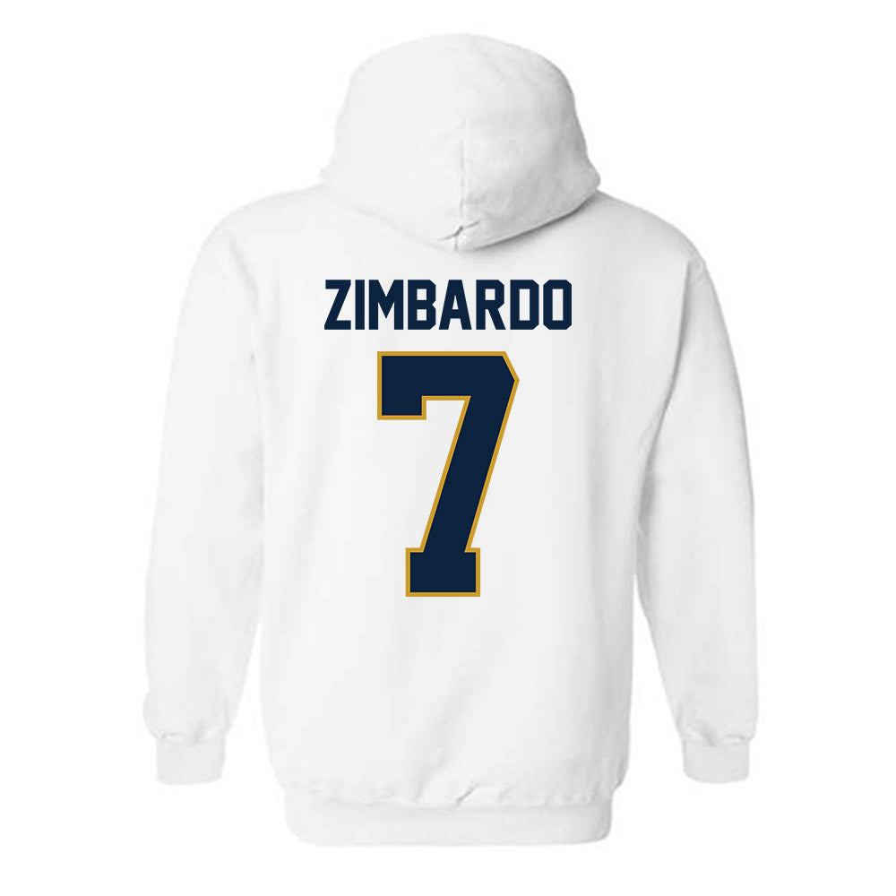 Notre Dame - NCAA Baseball : Jared Zimbardo - Sports Shersey Hooded Sweatshirt