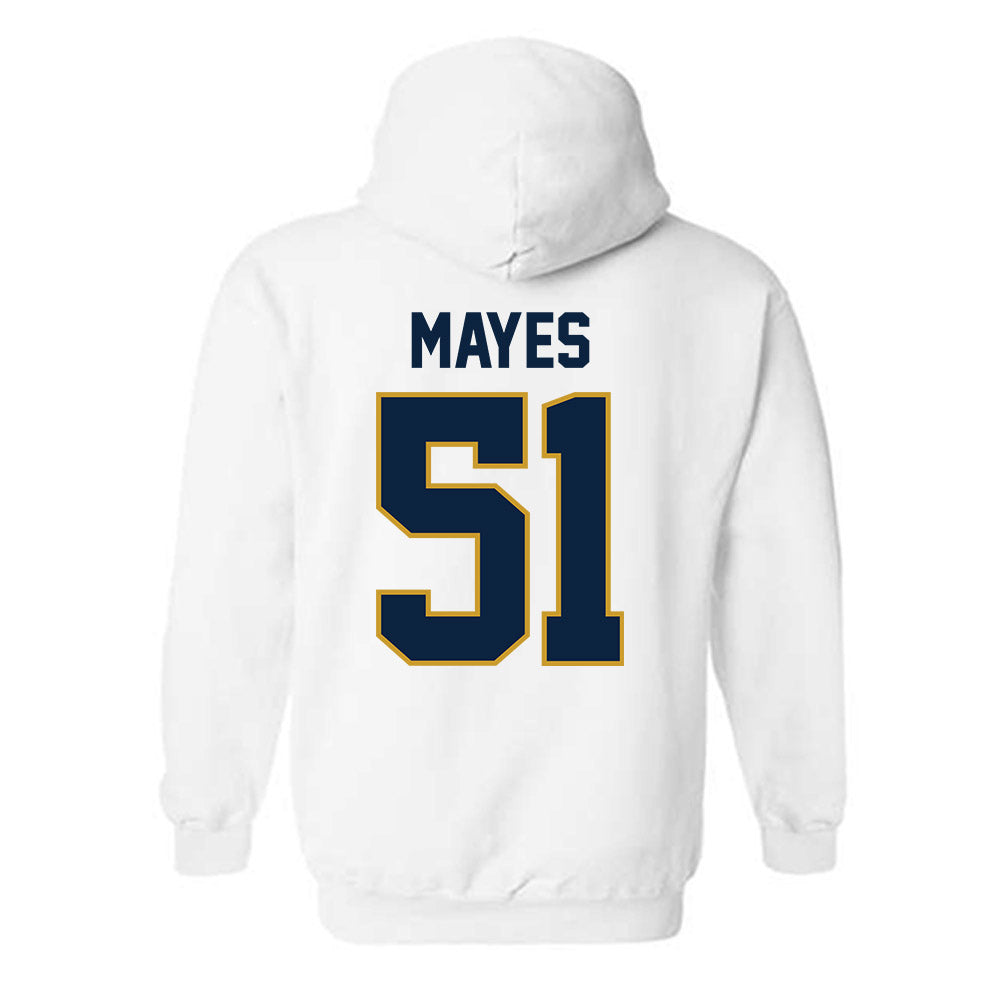 Notre Dame - NCAA Baseball : Justin Mayes - Sports Shersey Hooded Sweatshirt-1