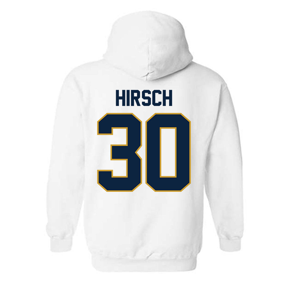 Notre Dame - NCAA Baseball : Xavier Hirsch - Sports Shersey Hooded Sweatshirt-1