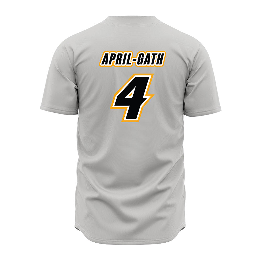 VCU - NCAA Baseball : Nicholas April-Gath - Grey Jersey-1