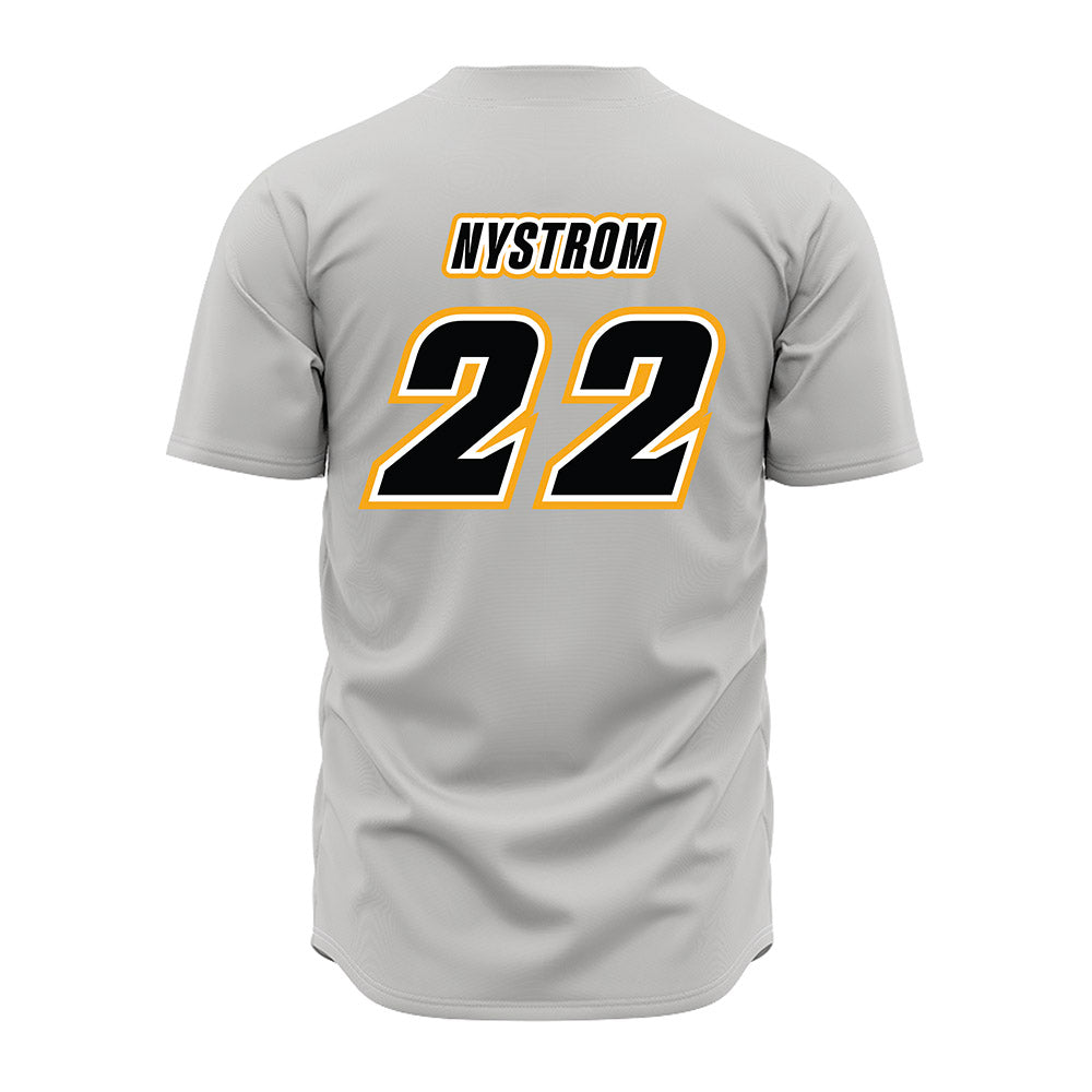 VCU - NCAA Baseball : Chase Nystrom - Grey Jersey-1