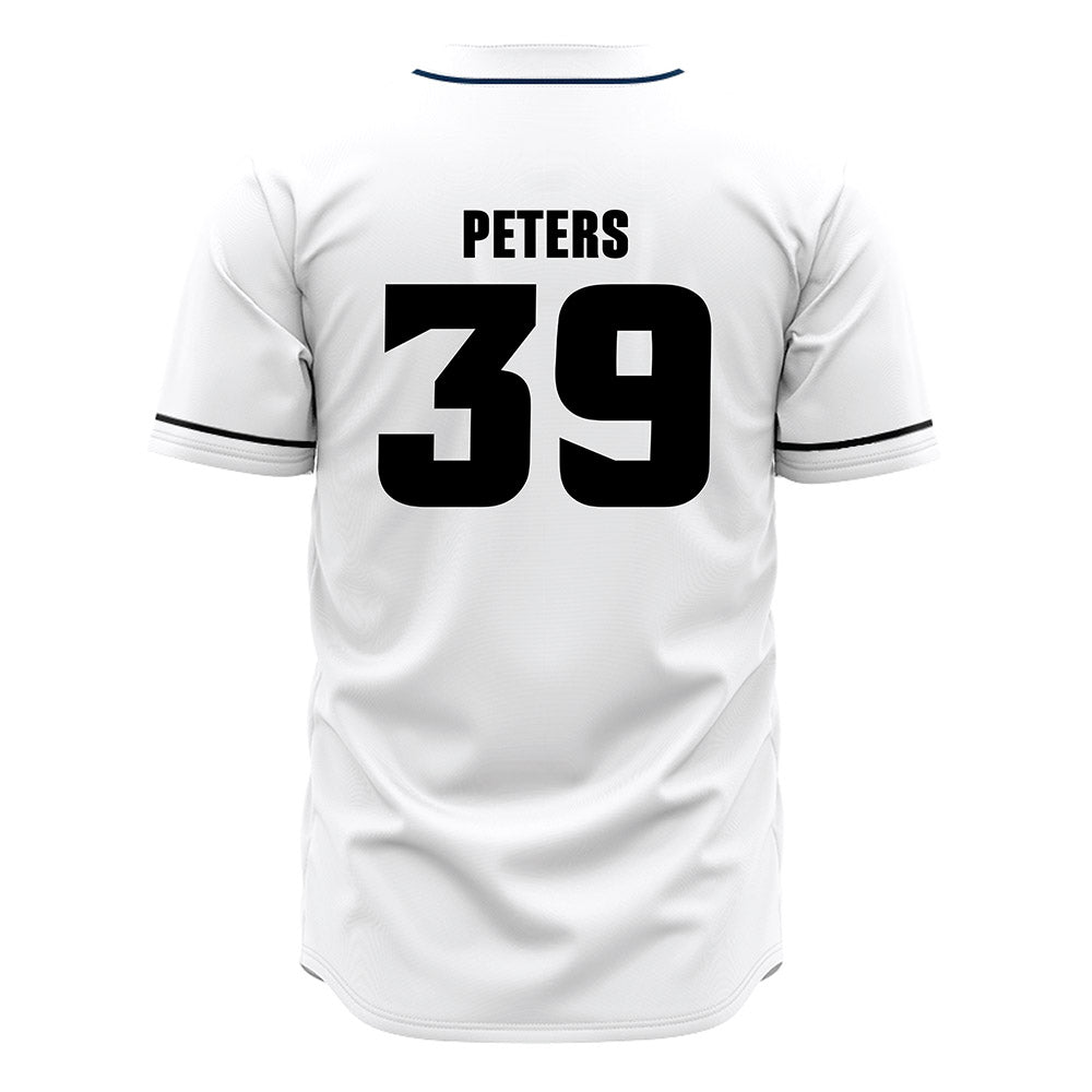VCU - NCAA Baseball : Zachary Peters - White Jersey-1
