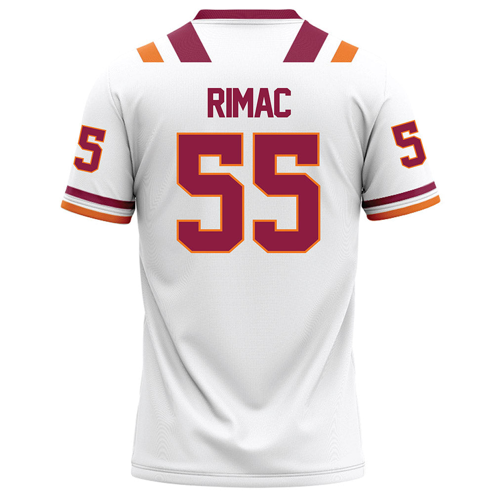 Virginia Tech - NCAA Football : Tomas Rimac - White Football Jersey-1