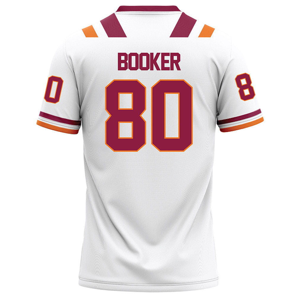 Virginia Tech - NCAA Football : LJ Booker - White Football Jersey-1