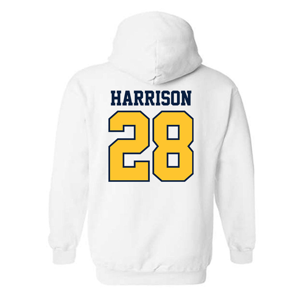 UC Berkeley - NCAA Football : Tre Harrison - Sports Shersey Hooded Sweatshirt-1