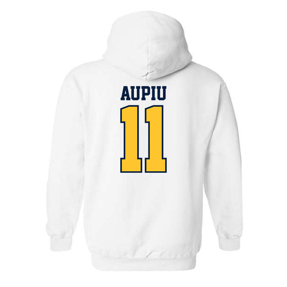 UC Berkeley - NCAA Football : Dayday Aupiu - Sports Shersey Hooded Sweatshirt