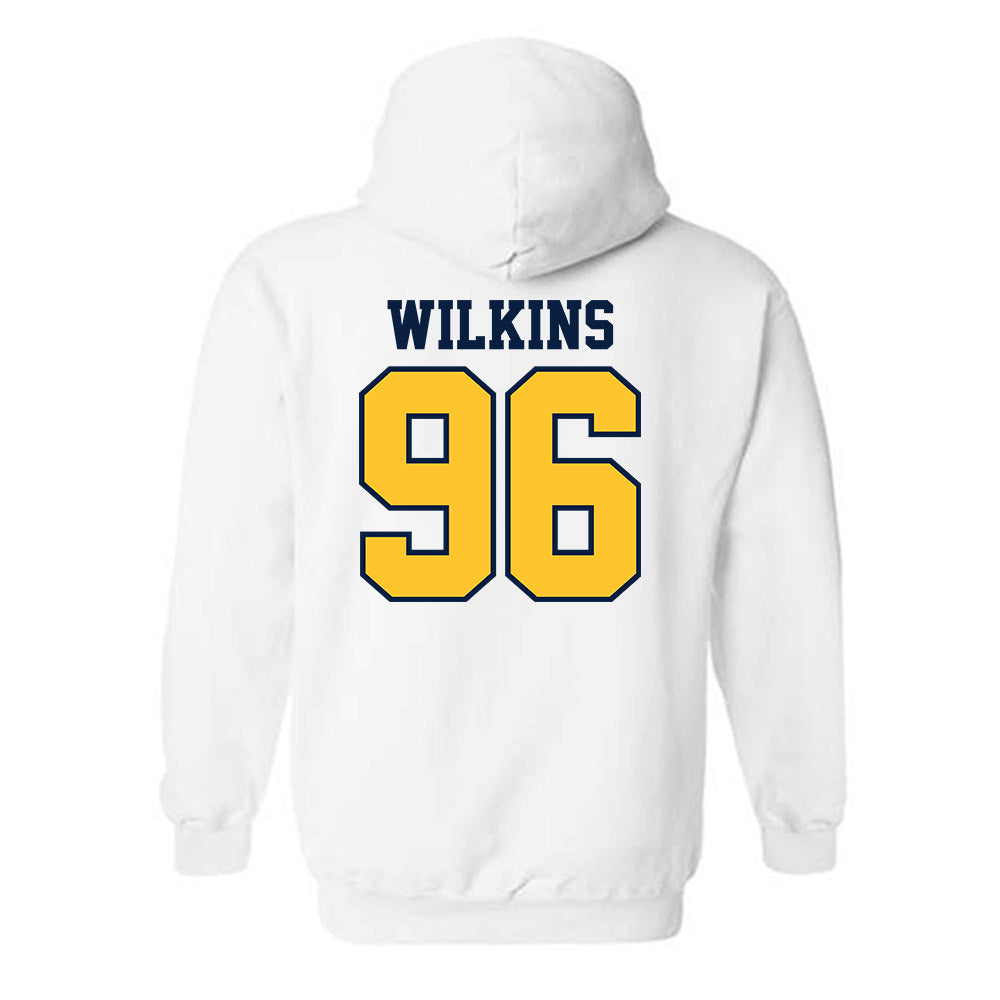 UC Berkeley - NCAA Football : Derek Wilkins - Sports Shersey Hooded Sweatshirt-1