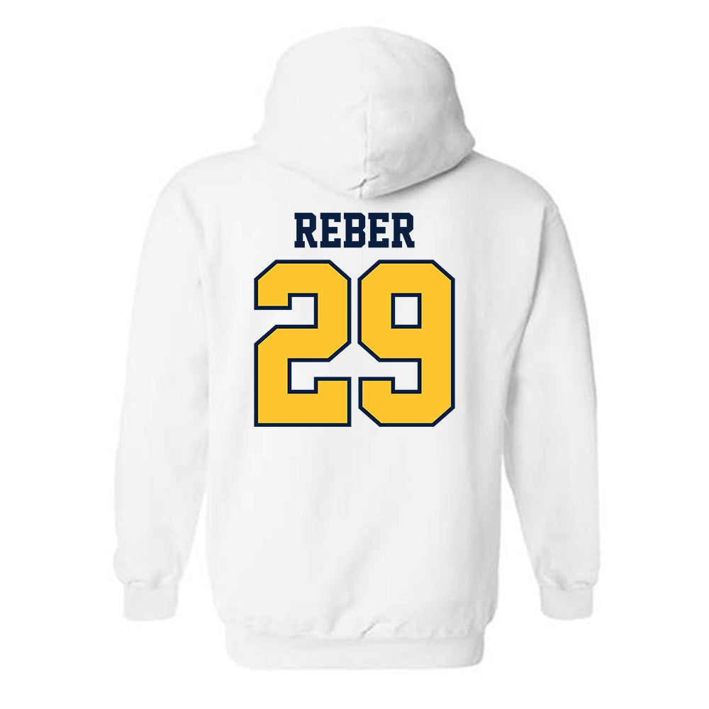 UC Berkeley - NCAA Football : Myles Reber - Sports Shersey Hooded Sweatshirt-1