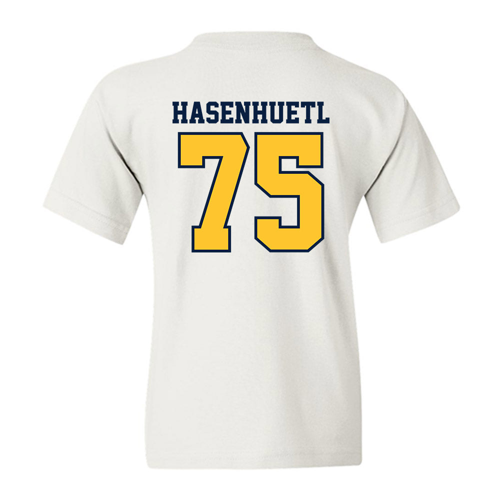 UC Berkeley - NCAA Football : Justin Hasenhuetl - Sports Shersey Youth T-Shirt-1