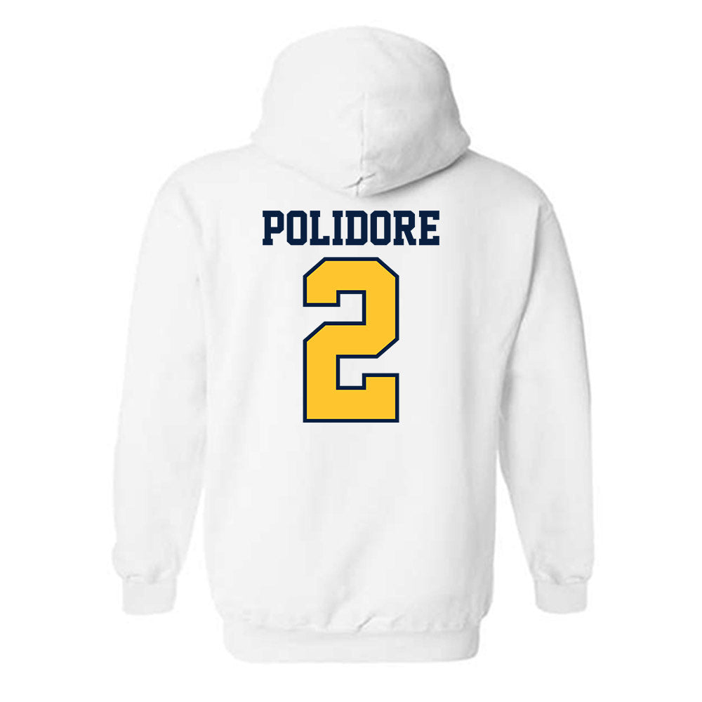 UC Berkeley - NCAA Football : Dru Polidore - Sports Shersey Hooded Sweatshirt-1