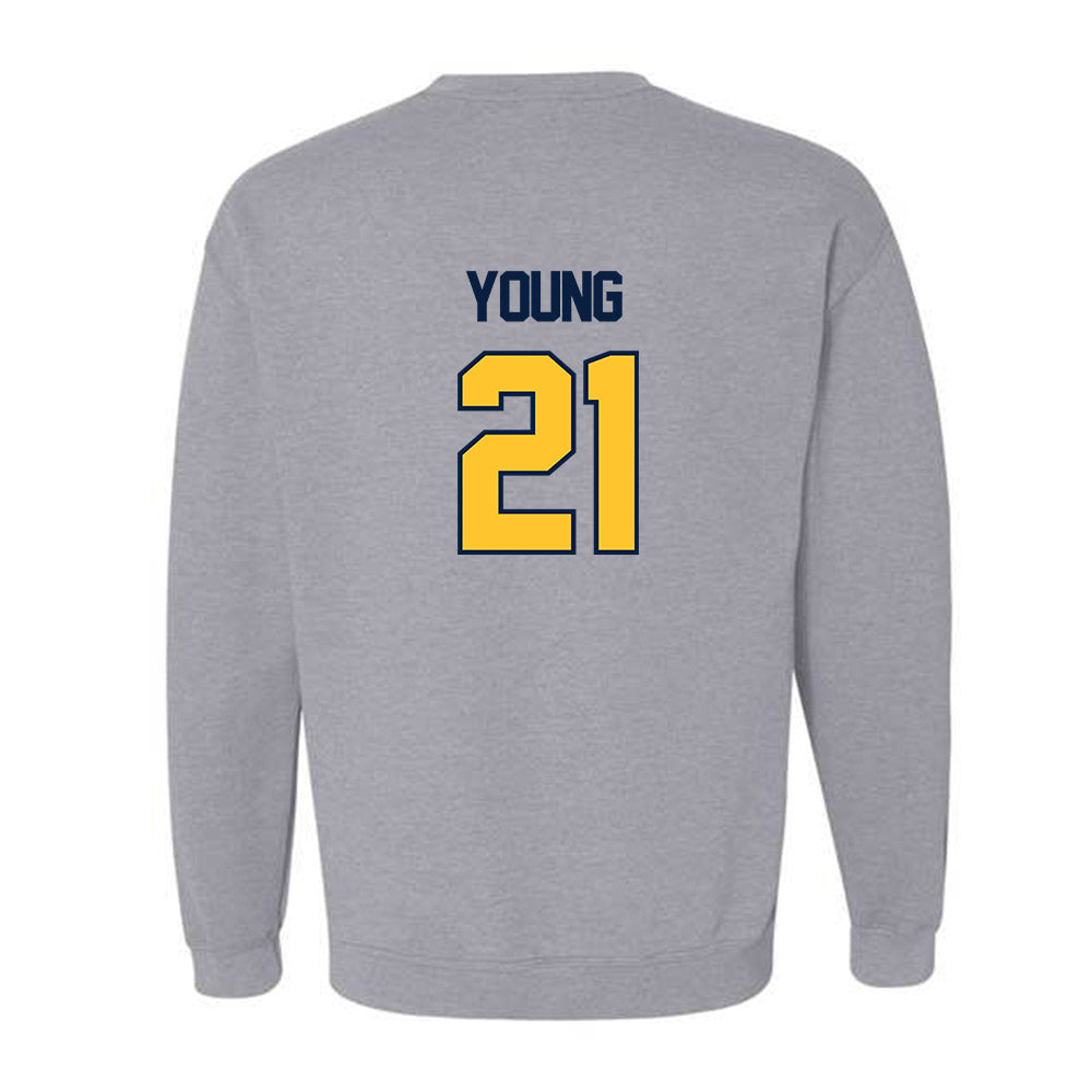 UC Berkeley - NCAA Football : Jae'on Young - Sports Shersey Crewneck Sweatshirt-1