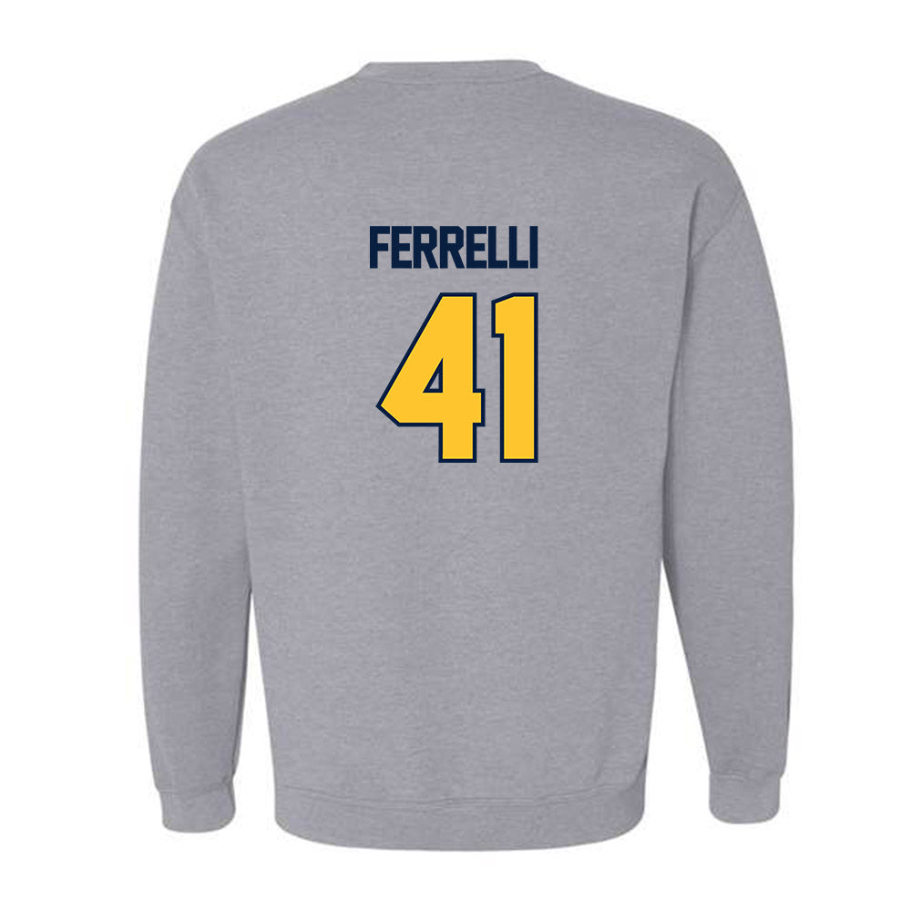 UC Berkeley - NCAA Football : Luke Ferrelli - Sports Shersey Crewneck Sweatshirt-1