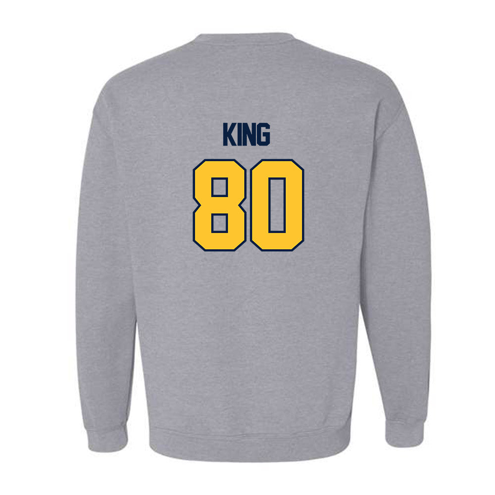 UC Berkeley - NCAA Football : Jordan King - Sports Shersey Crewneck Sweatshirt-1