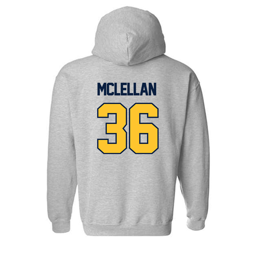UC Berkeley - NCAA Football : Jude McLellan - Sports Shersey Hooded Sweatshirt-1