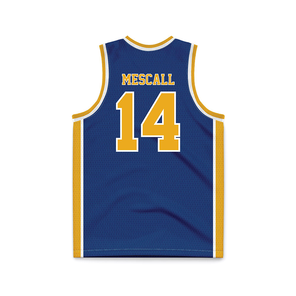Canisius - NCAA Women's Basketball : Molly Mescall - Navy Basketball Jersey-1