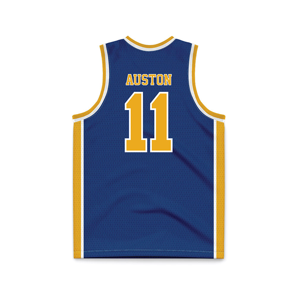 Canisius - NCAA Women's Basketball : Antionique Auston - Navy Basketball Jersey-1