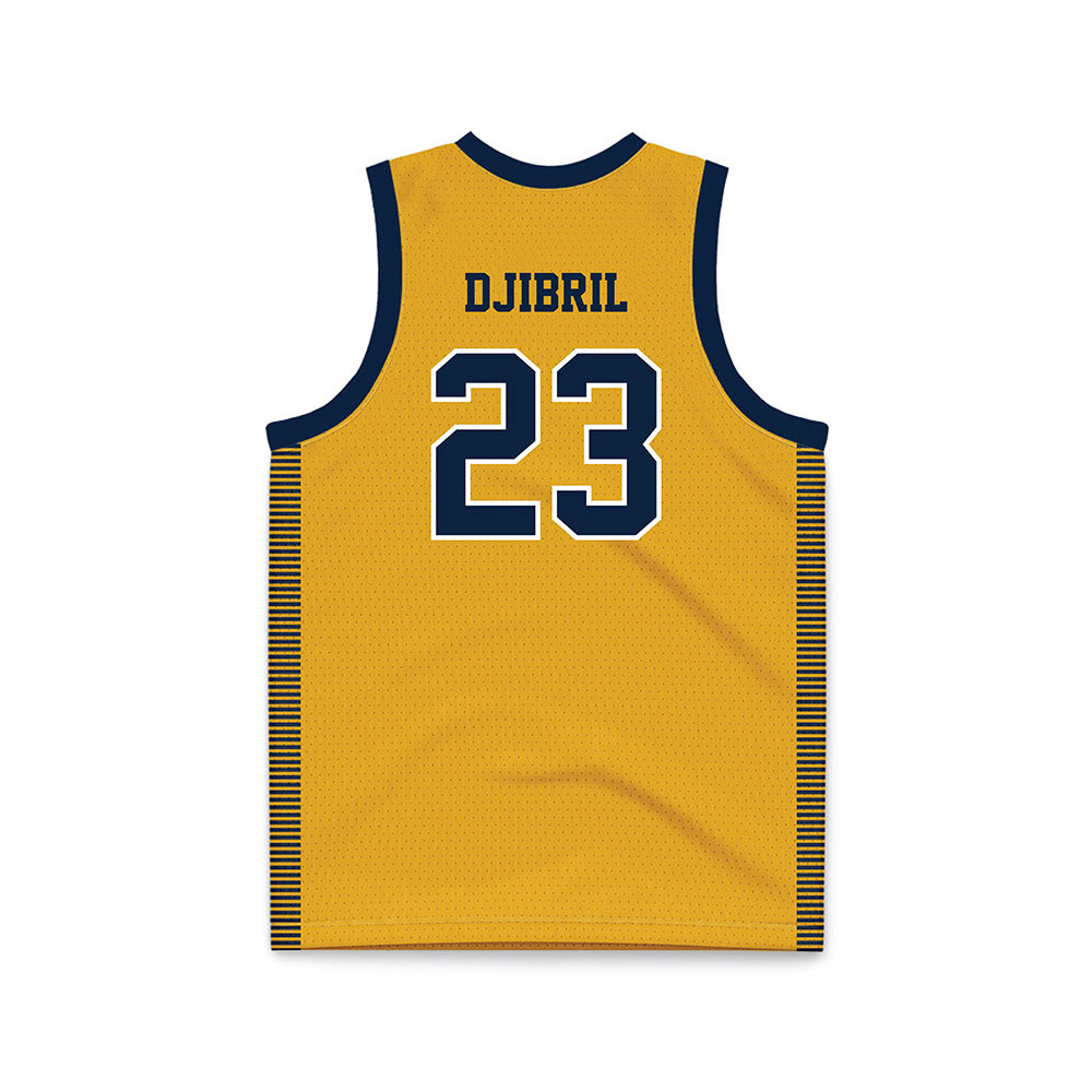 Canisius - NCAA Women's Basketball : Yasmine Djibril - Gold Basketball Jersey-1