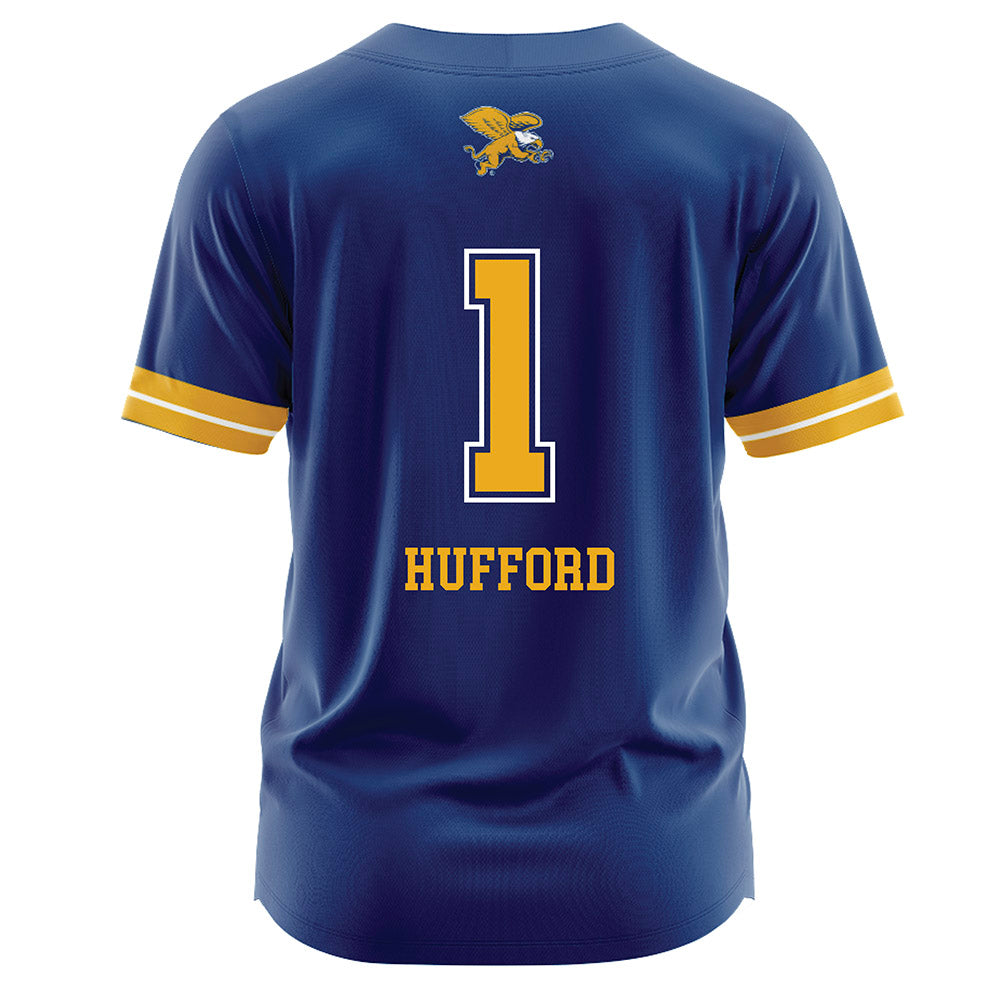 Canisius - NCAA Softball : Erin Hufford - Navy Jersey-1