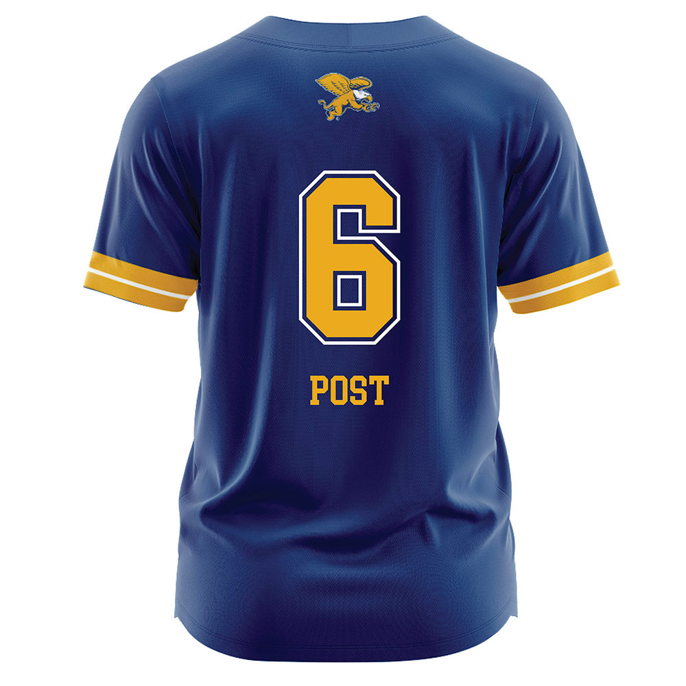 Canisius - NCAA Softball : Abigail Post - Navy Jersey-1