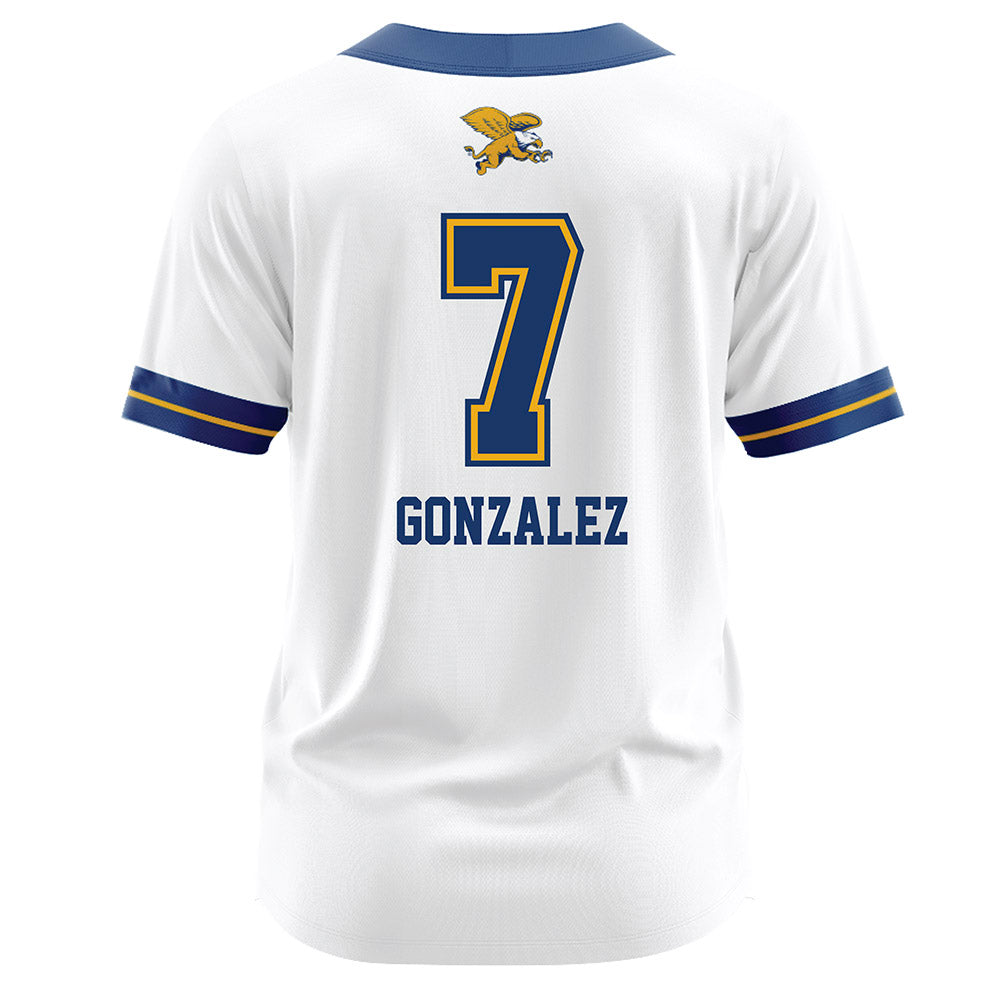 Canisius - NCAA Softball : Bella Gonzalez - White Jersey-1