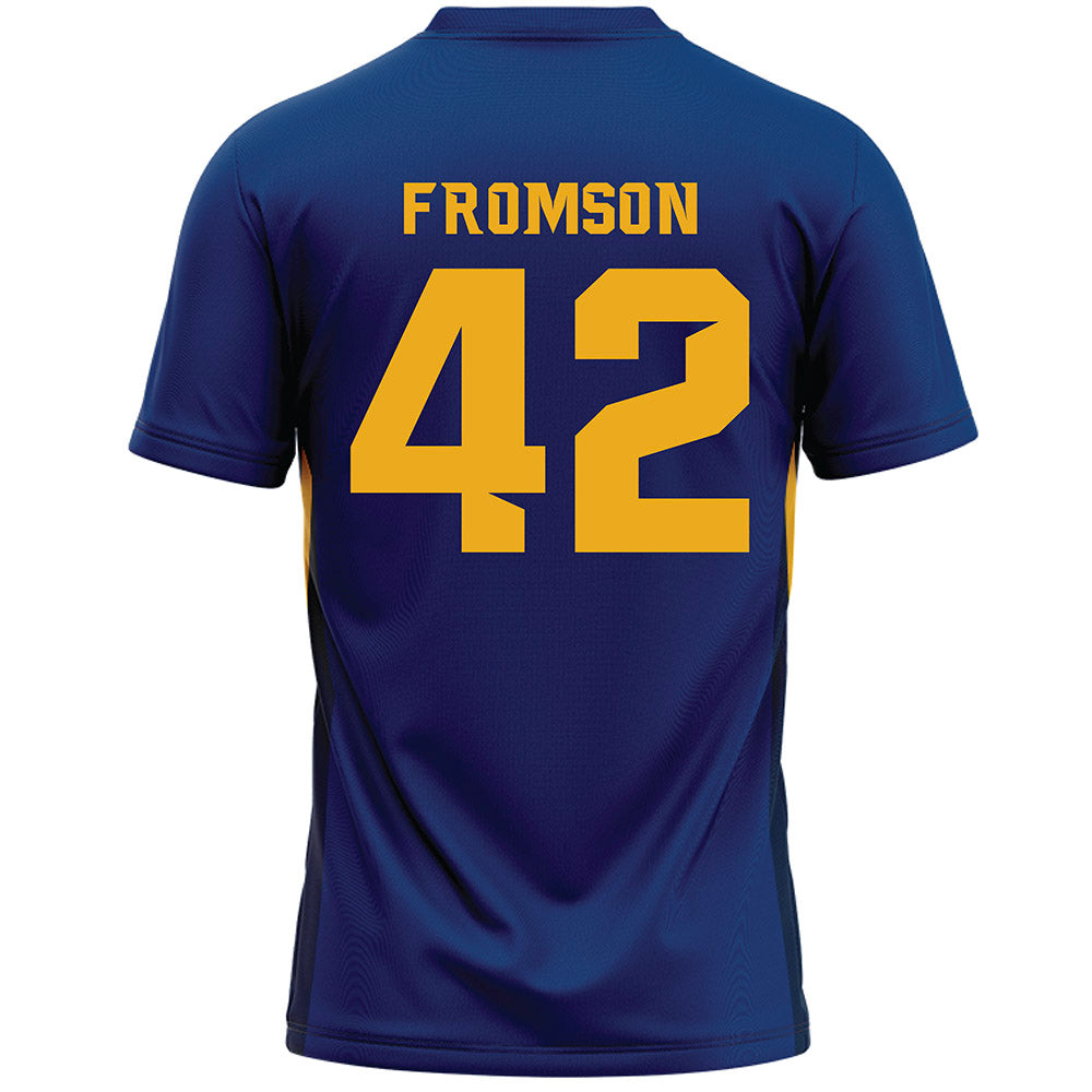 Canisius - NCAA Men's Lacrosse : Chase Fromson - Navy Lacrosse Jersey