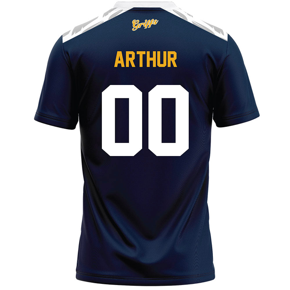 Canisius - NCAA Women's Lacrosse : Adriana Arthur - Navy Lacrosse Jersey -1