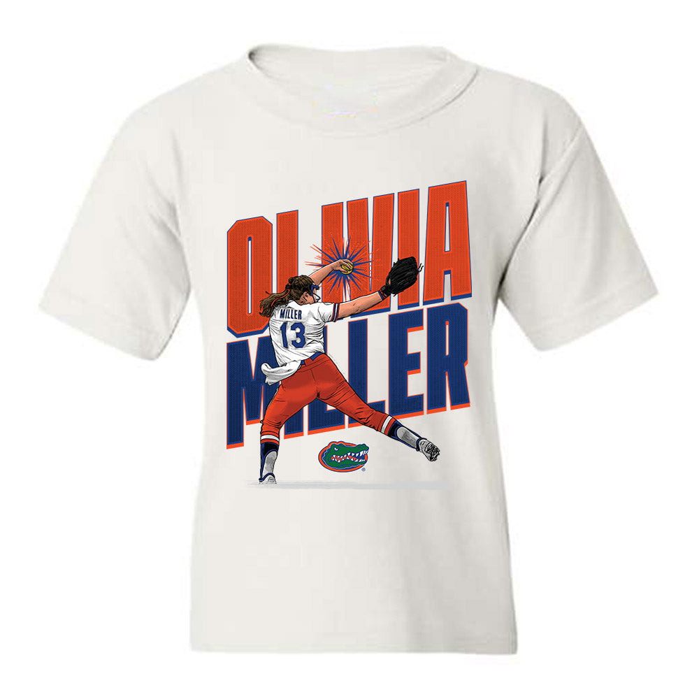 Florida - NCAA Softball : Olivia Miller - Individual Caricature T-Shirt