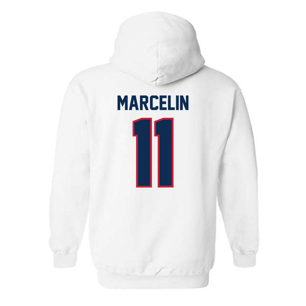 FAU - NCAA Football : Gavench Marcelin - Classic Shersey Hooded Sweatshirt-1