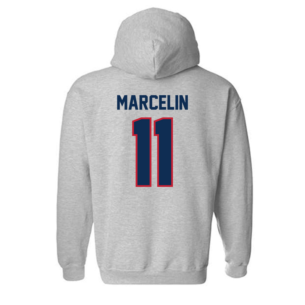 FAU - NCAA Football : Gavench Marcelin - Classic Shersey Hooded Sweatshirt-1