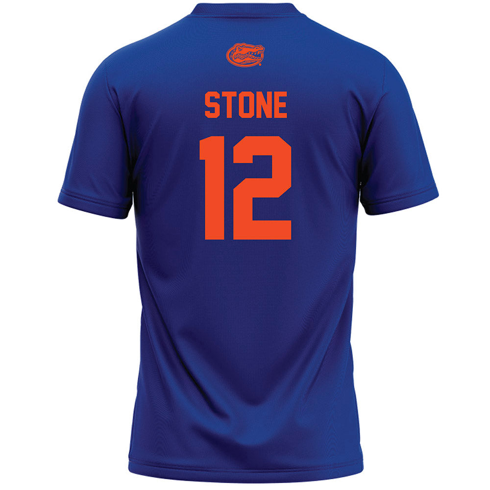 Florida - NCAA Women's Lacrosse : Alexa Stone - Blue Lacrosse Jersey -1