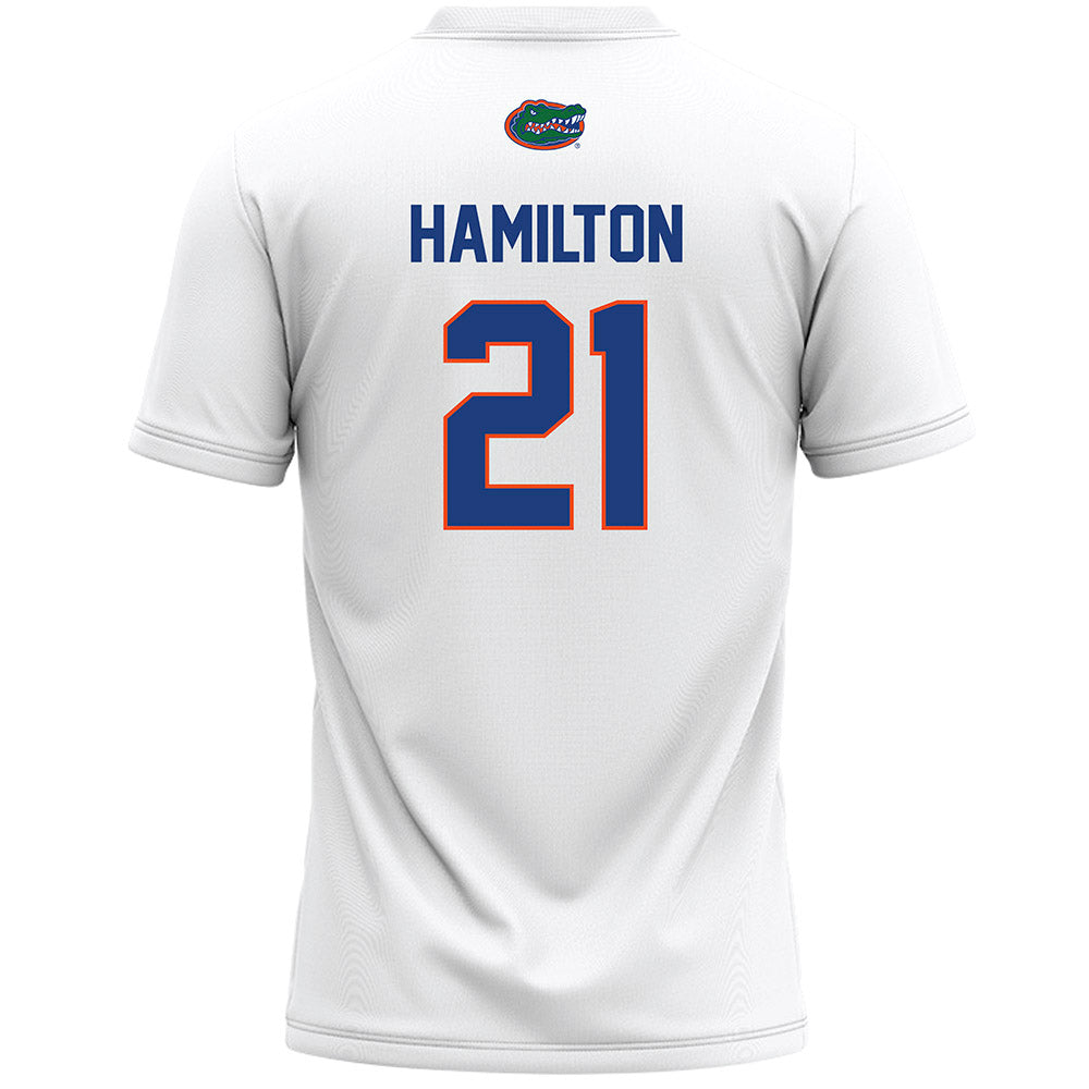 Florida - NCAA Women's Lacrosse : Clark Hamilton - White Lacrosse Jersey