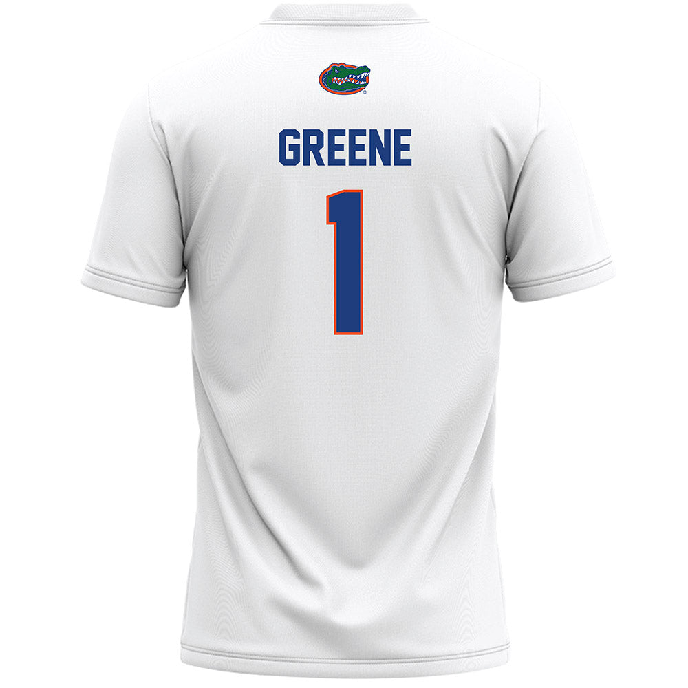 Florida - NCAA Women's Lacrosse : Gabby Greene - White Lacrosse Jersey