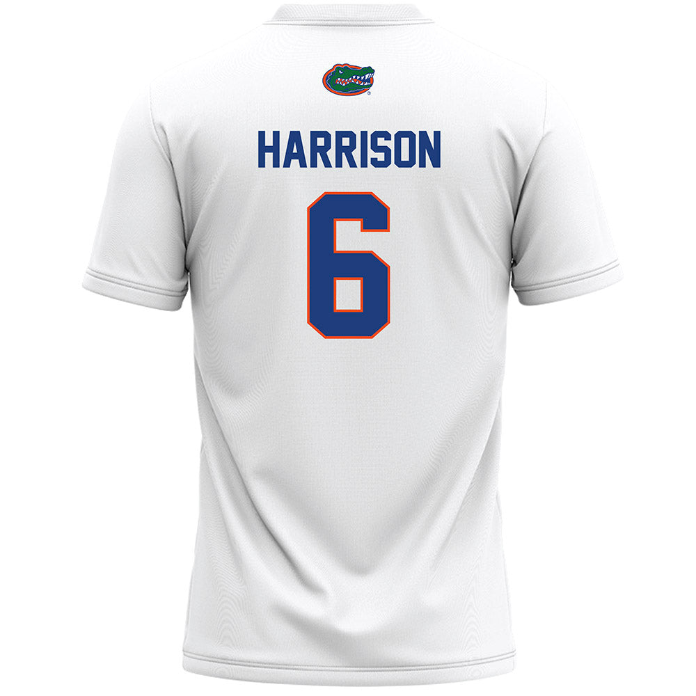 Florida - NCAA Women's Lacrosse : Liz Harrison - White Lacrosse Jersey