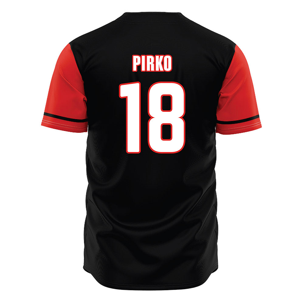 Texas Tech - NCAA Baseball : Lukas Pirko - Black Jersey-1