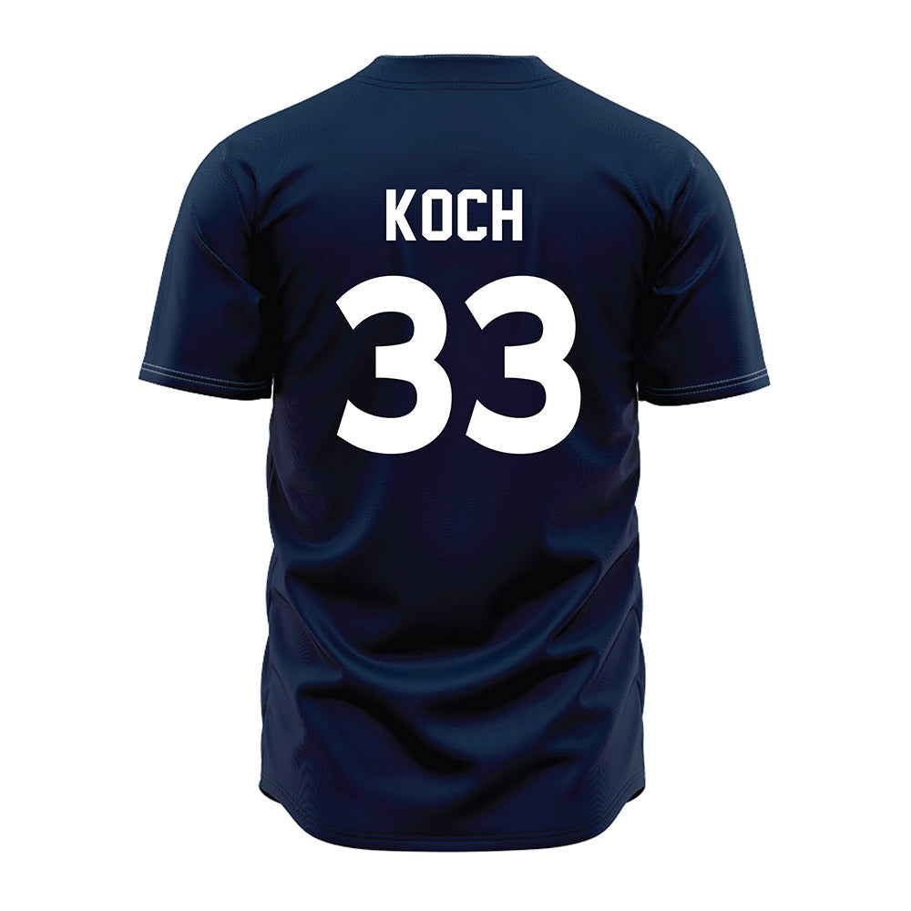 Auburn - NCAA Baseball : Mason Koch - Navy Jersey-1